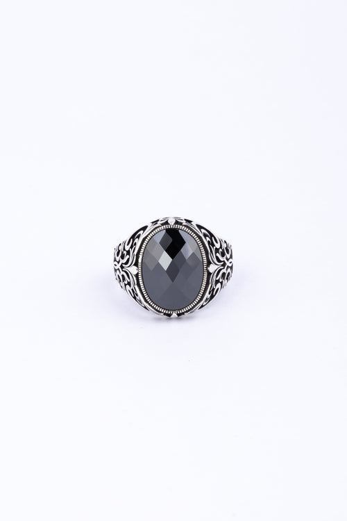 Black Onyx Signet Ring