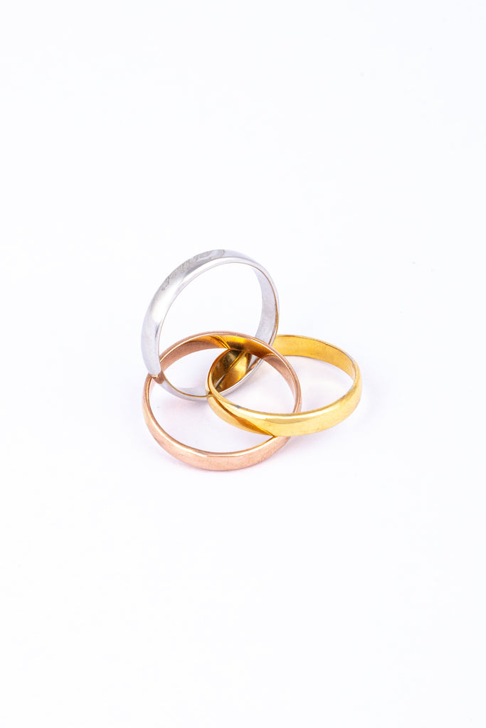 Tri-Color Interlocking Rings