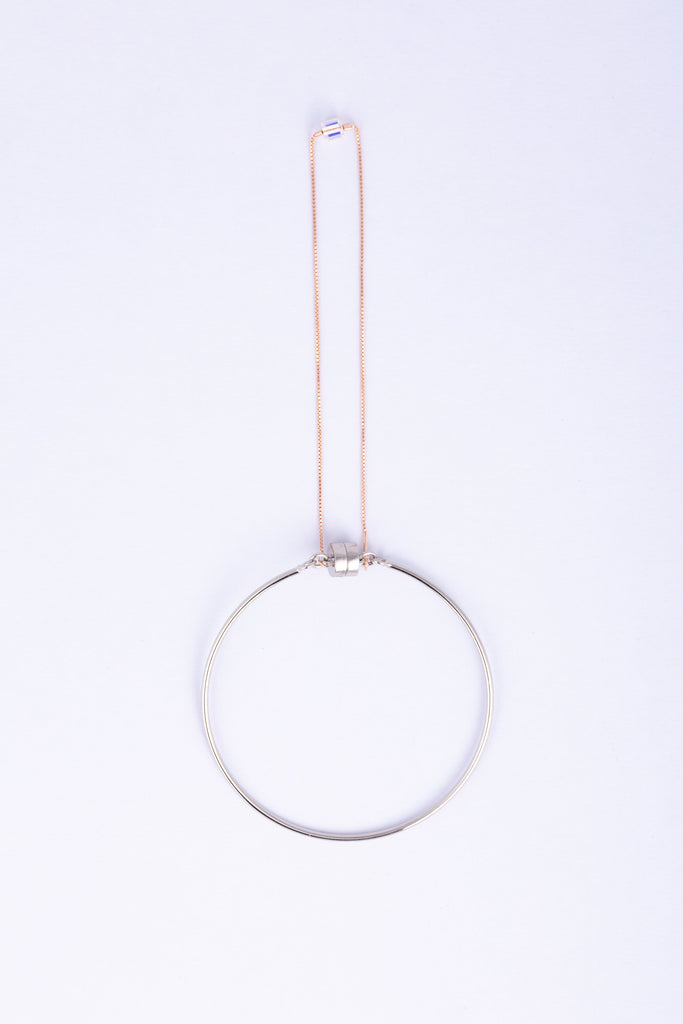 Minimalist Circular Pendant Necklace
