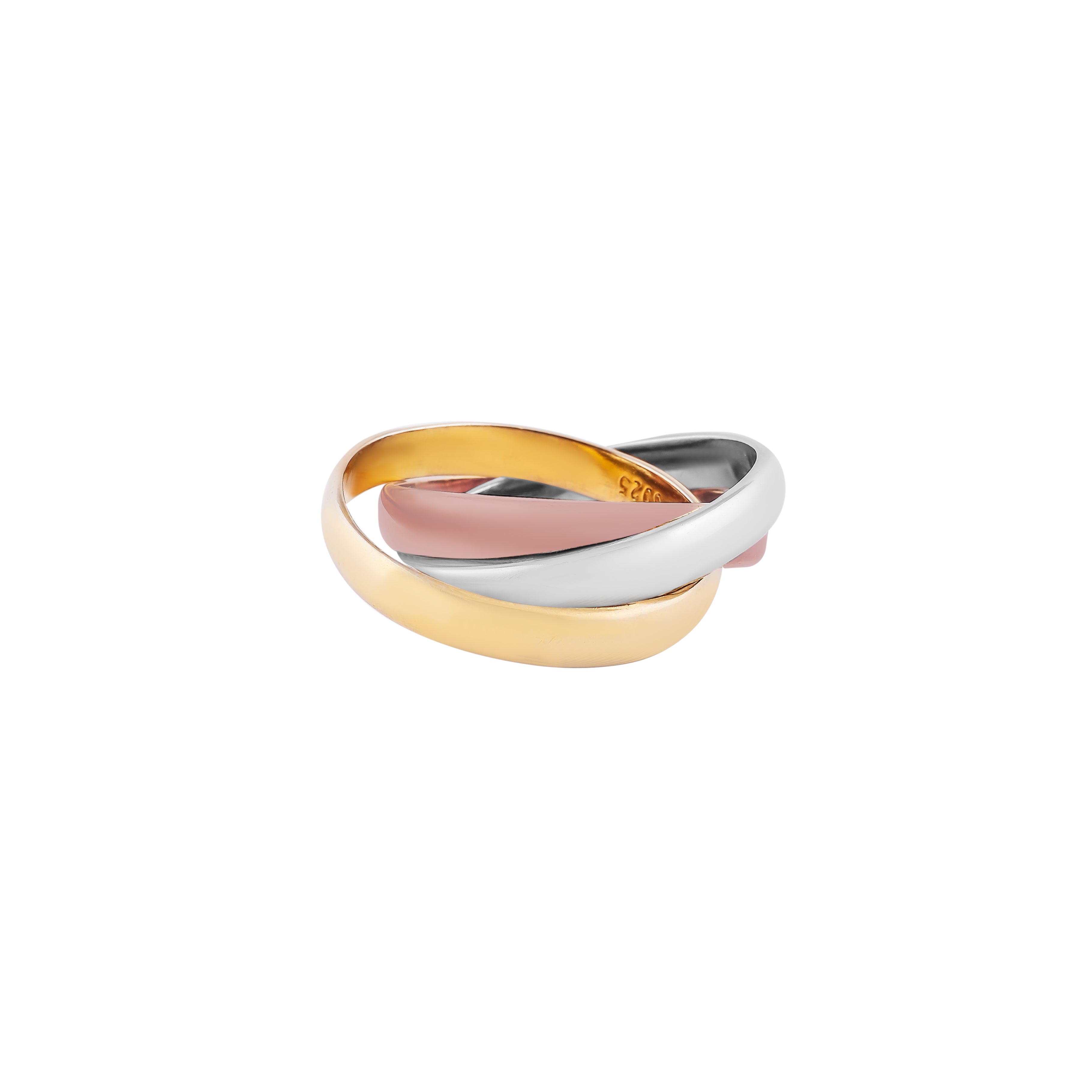 Interlocking Three-Tone Band for her