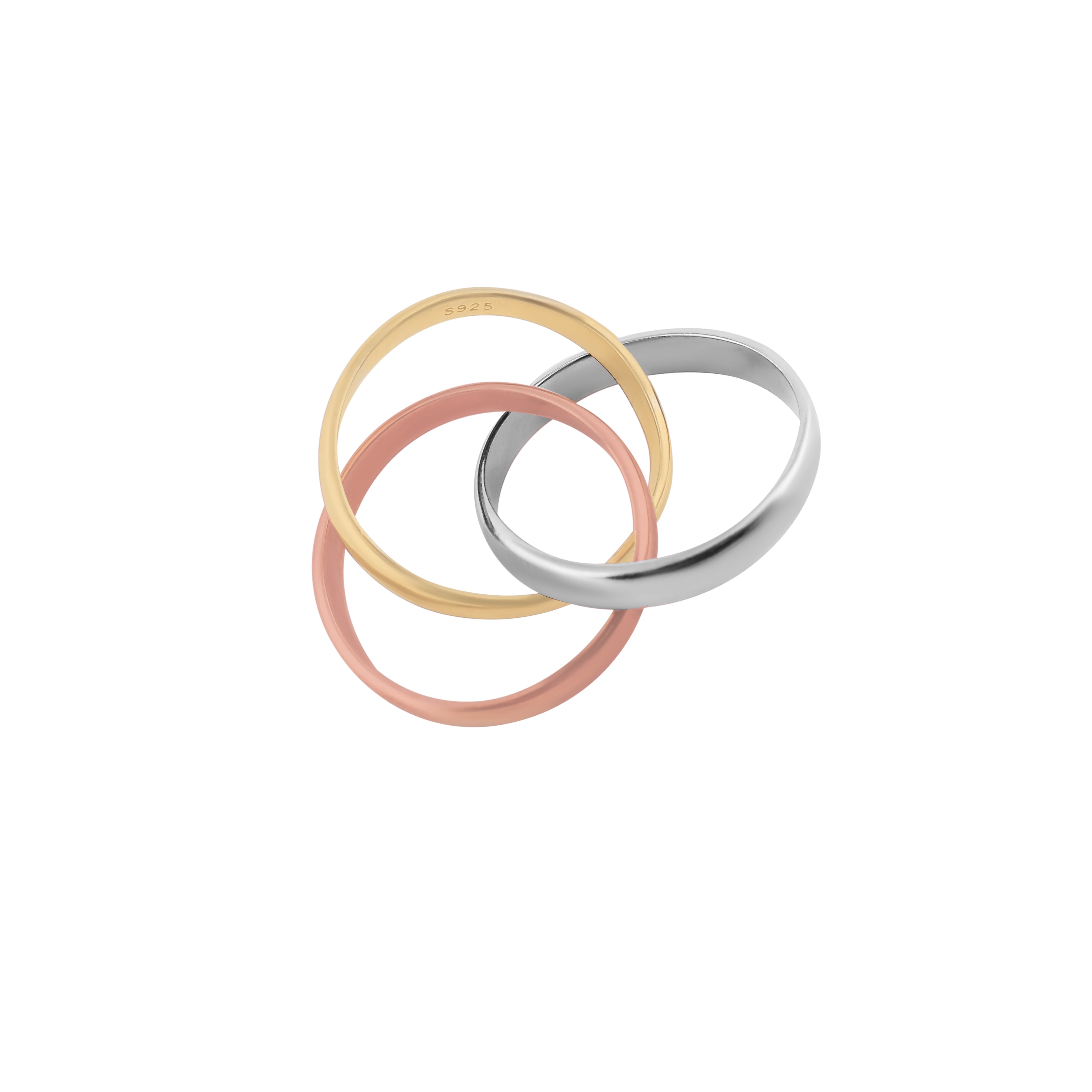 Interlocking Three-Tone Band for her