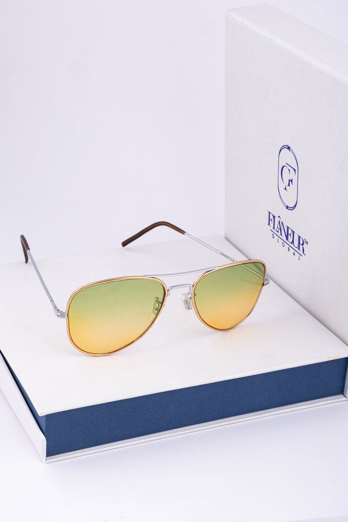 Gradient Aviator Sunglasses