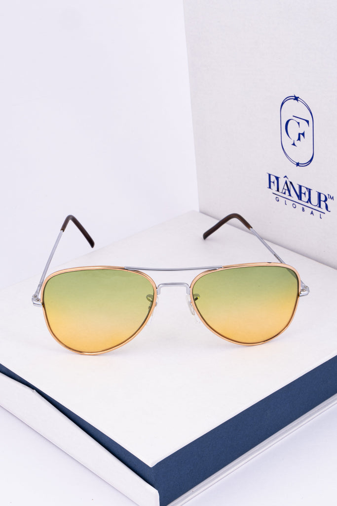 Gradient Aviator Sunglasses