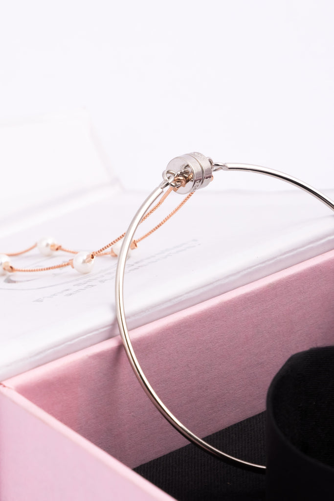 Pearl Double-Strand Bracelet