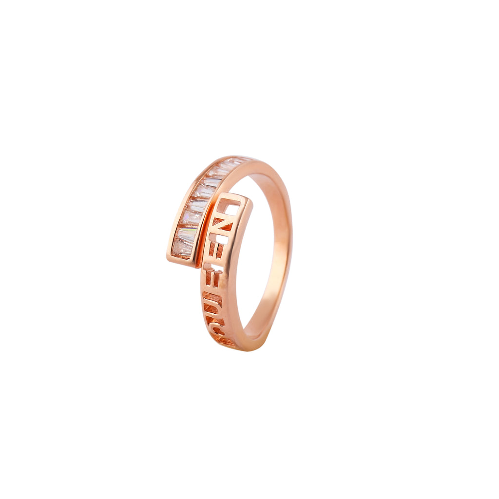 Believe_ Script Pave Rose Gold Ring for her