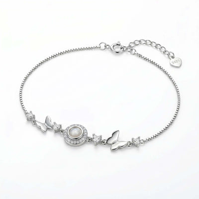 Celestial Wings Halo Charm Anklet