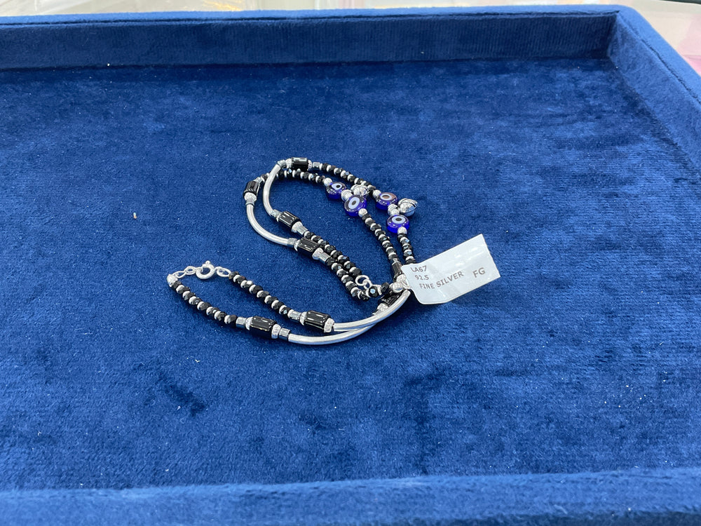 Evil Eye Anklet Double