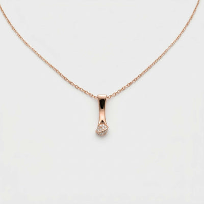 Crystal Drop Pendant Necklace for Women