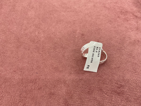 TOE RING WHITE 54
