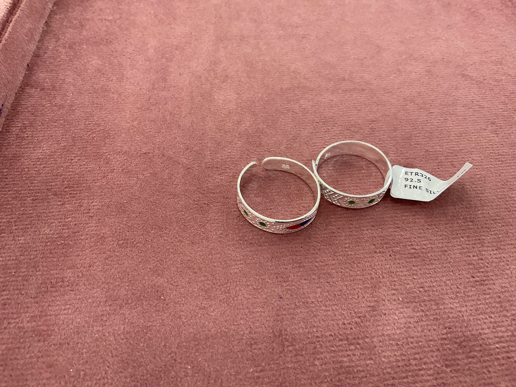 TOE RING WHITE 54