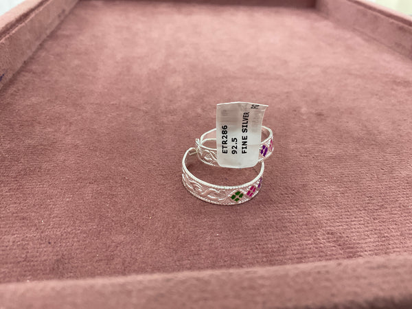 TOE RING WHITE 54