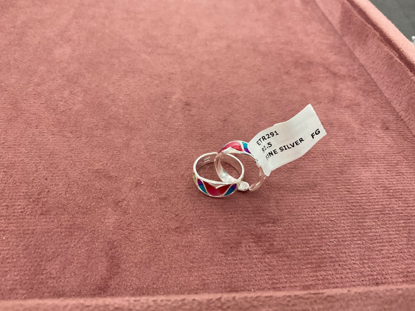 TOE RING WHITE 54