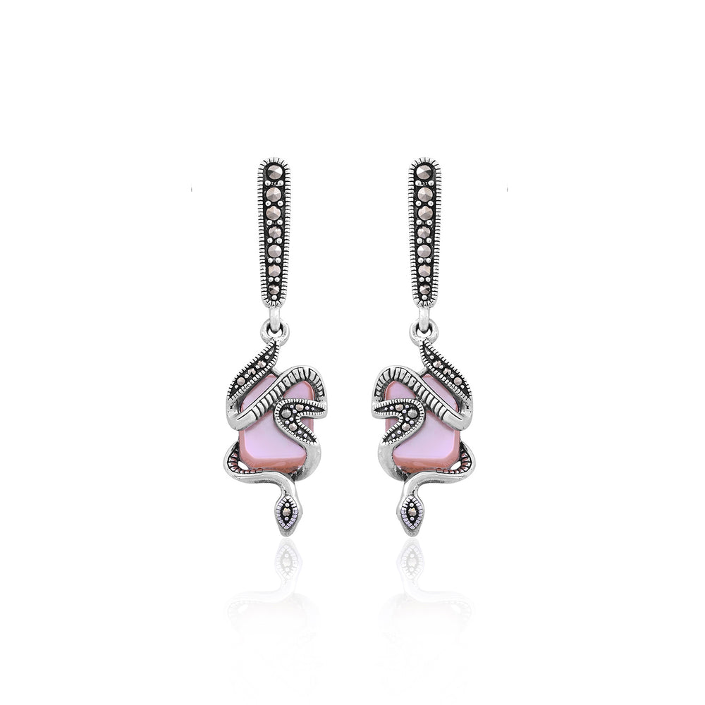 Silver Serpent Dangles