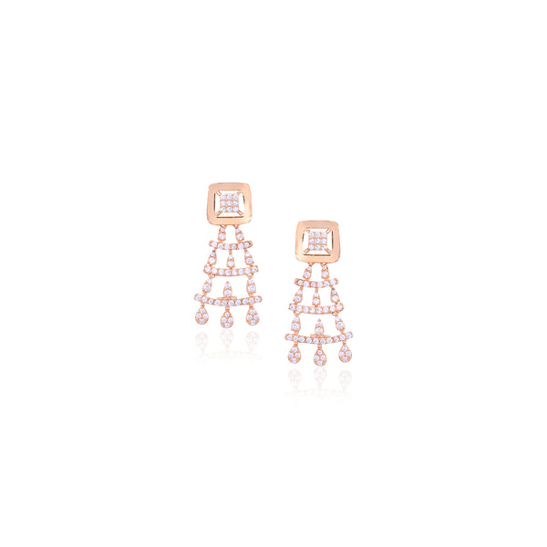 Silver Royal Chandelier Earrings