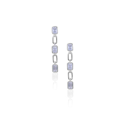 Silver Chic Link Earrings