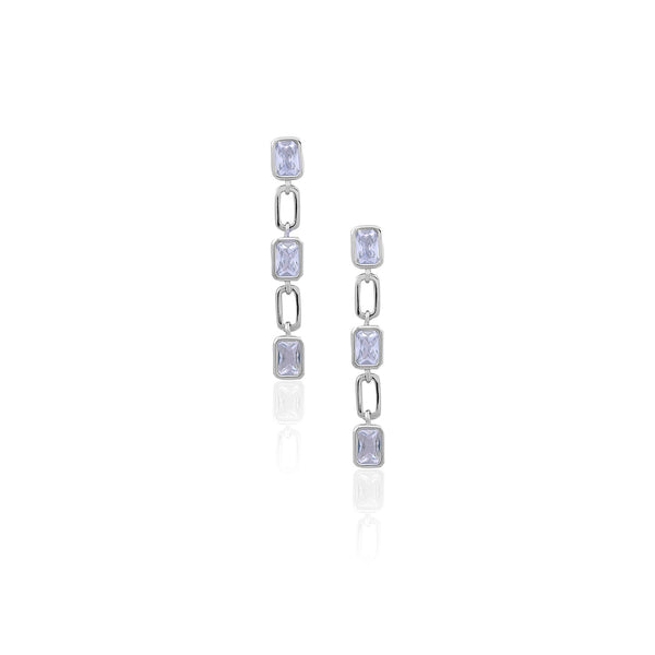 Silver Chic Link Earrings