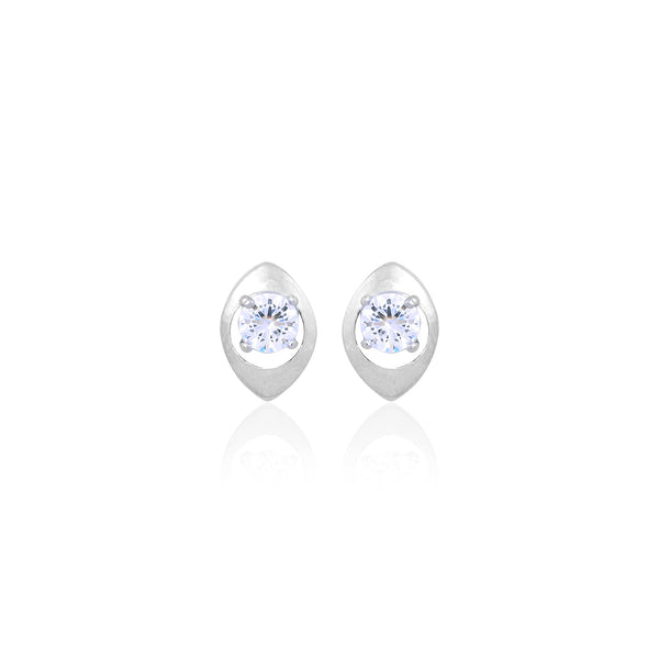 Silver Spark Studs for Her