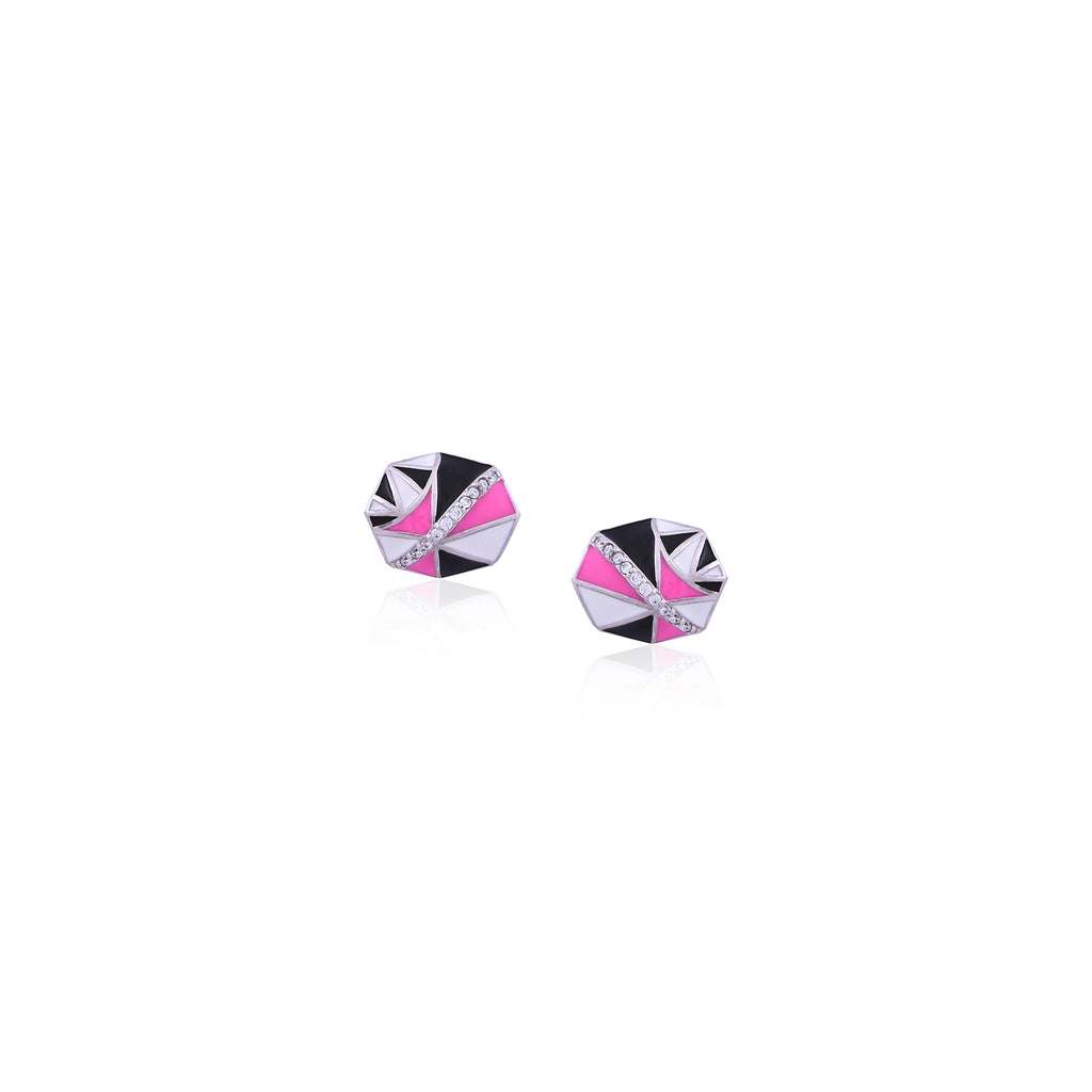 Silver Urban Chic Studs Earrings