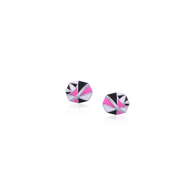 Silver Urban Chic Studs Earrings