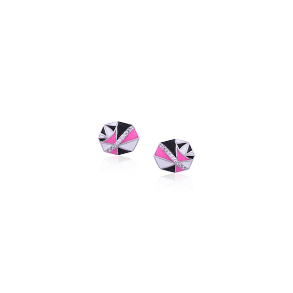 Silver Urban Chic Studs Earrings