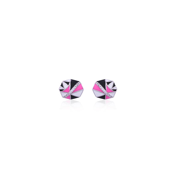 Silver Urban Chic Studs Earrings