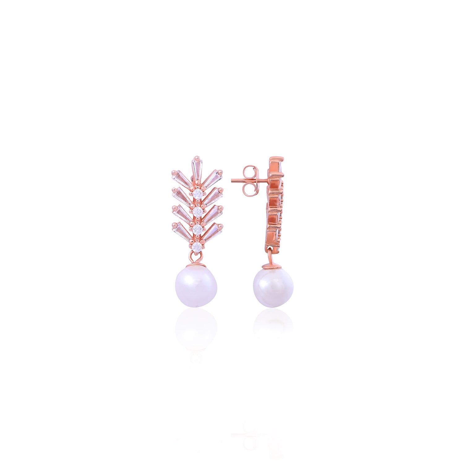 Silver Luxe Twig Earrings