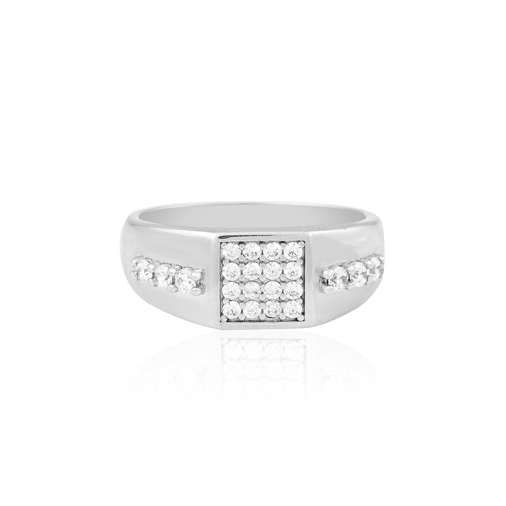 Signate Lustre Silver Ring