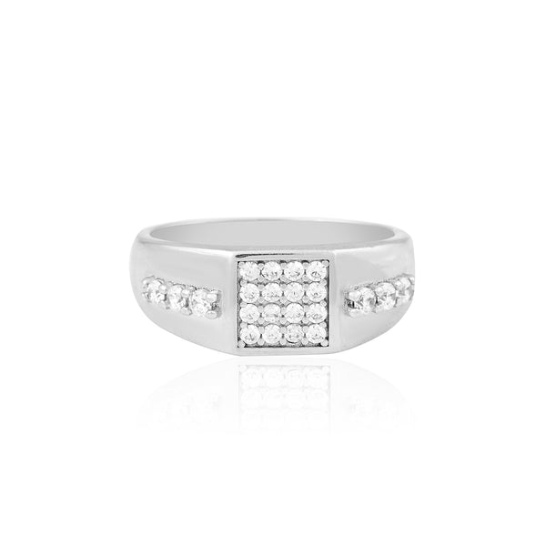 Signate Lustre Silver Ring