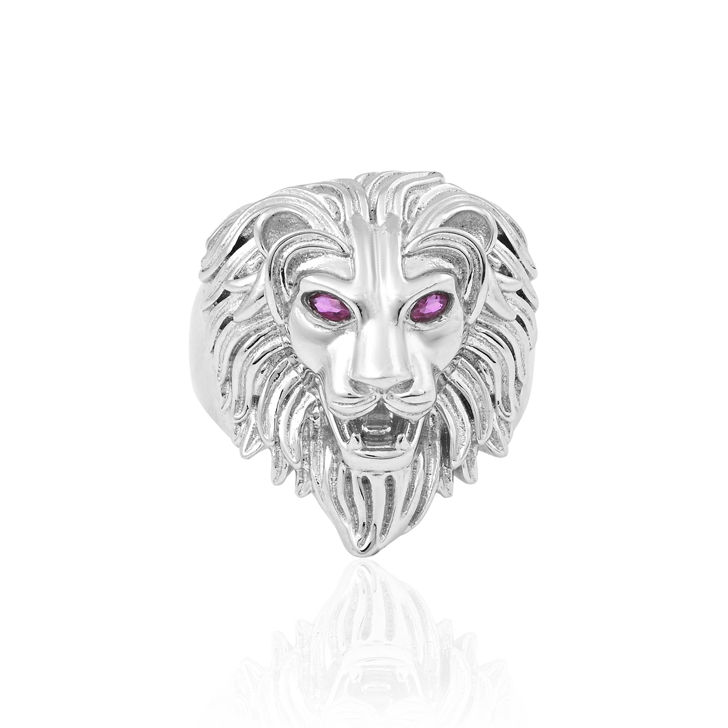 Sovereign Lion Silver Band