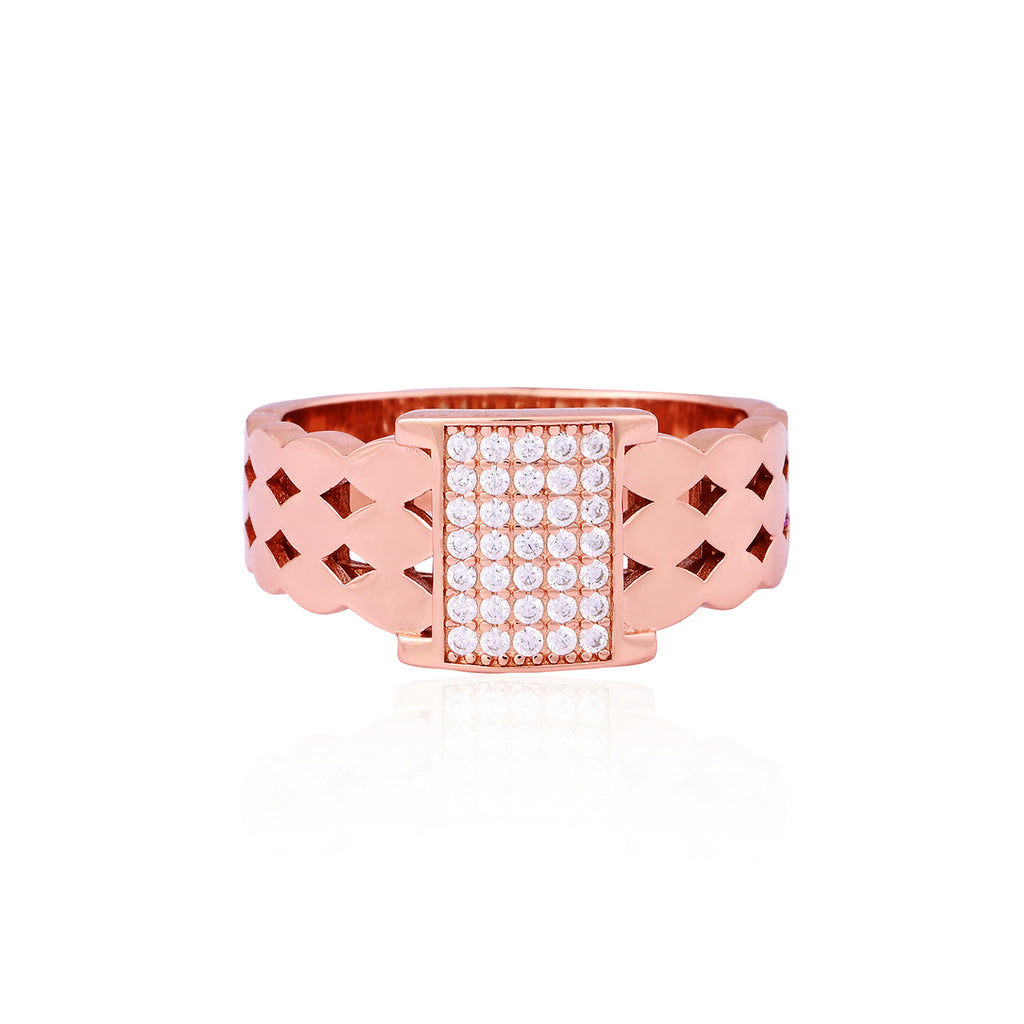 Silver Luxe Weave Ring