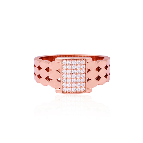 Silver Luxe Weave Ring