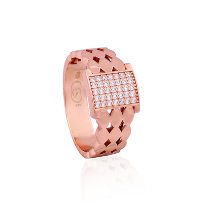 Silver Luxe Weave Ring - Flâneur Global® | FG | 925 Fine Silver Jewelry & Accessories 