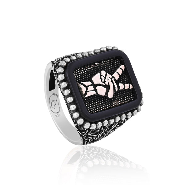 Silver Victory Hand Ring