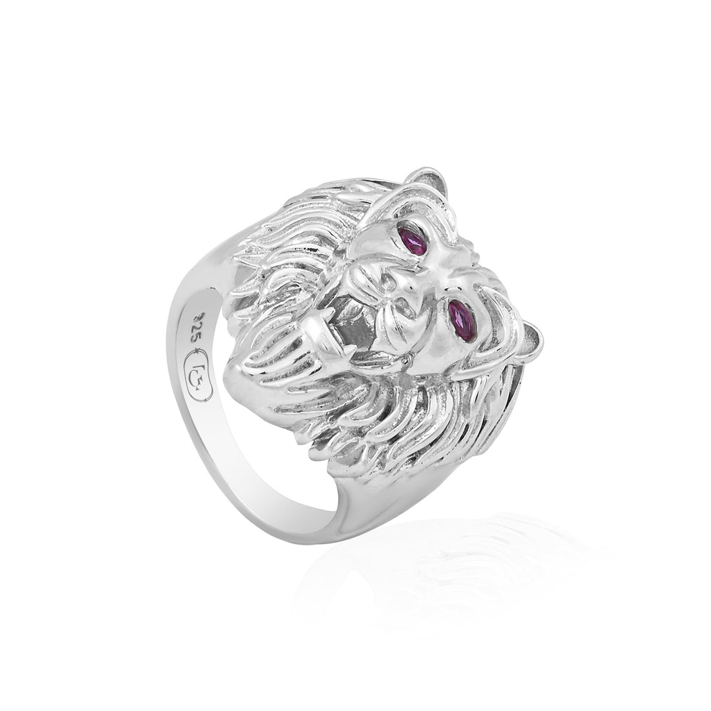 Sovereign Lion Silver Band