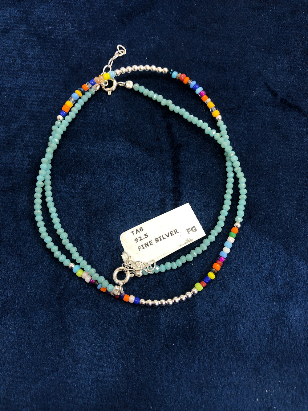Evil Eye Anklet Double
