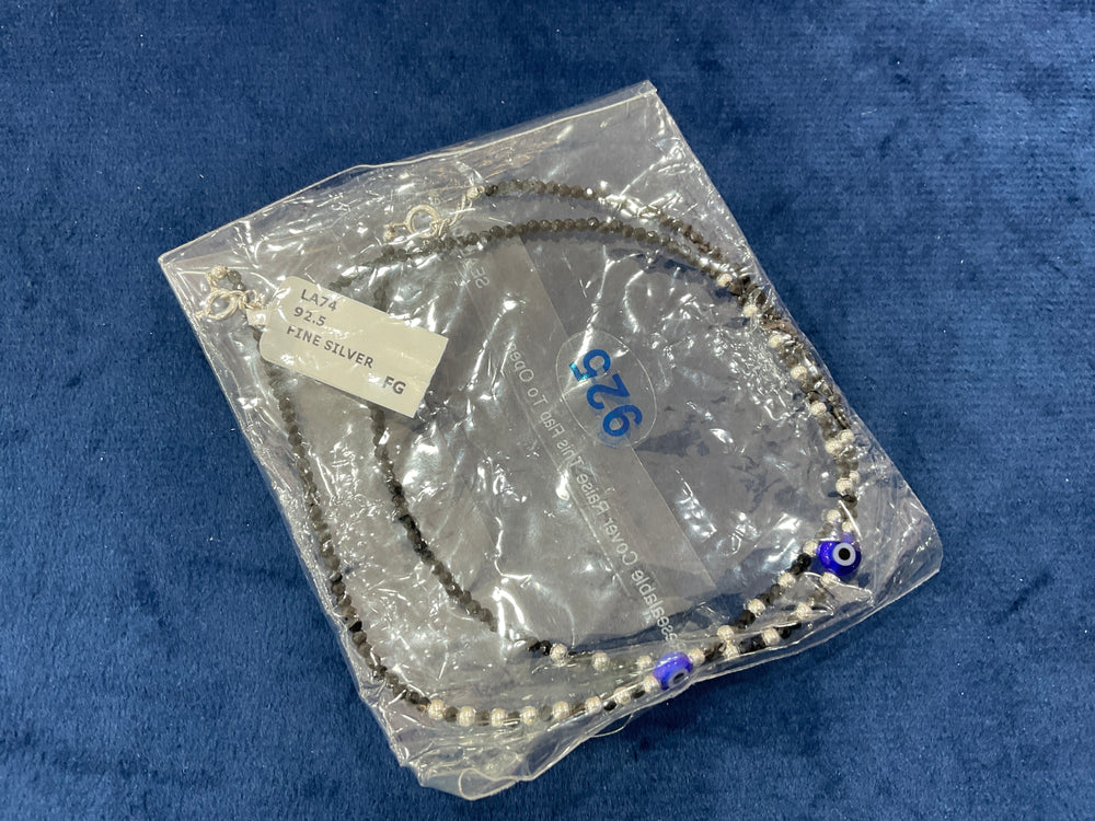 Evil Eye Anklet Double