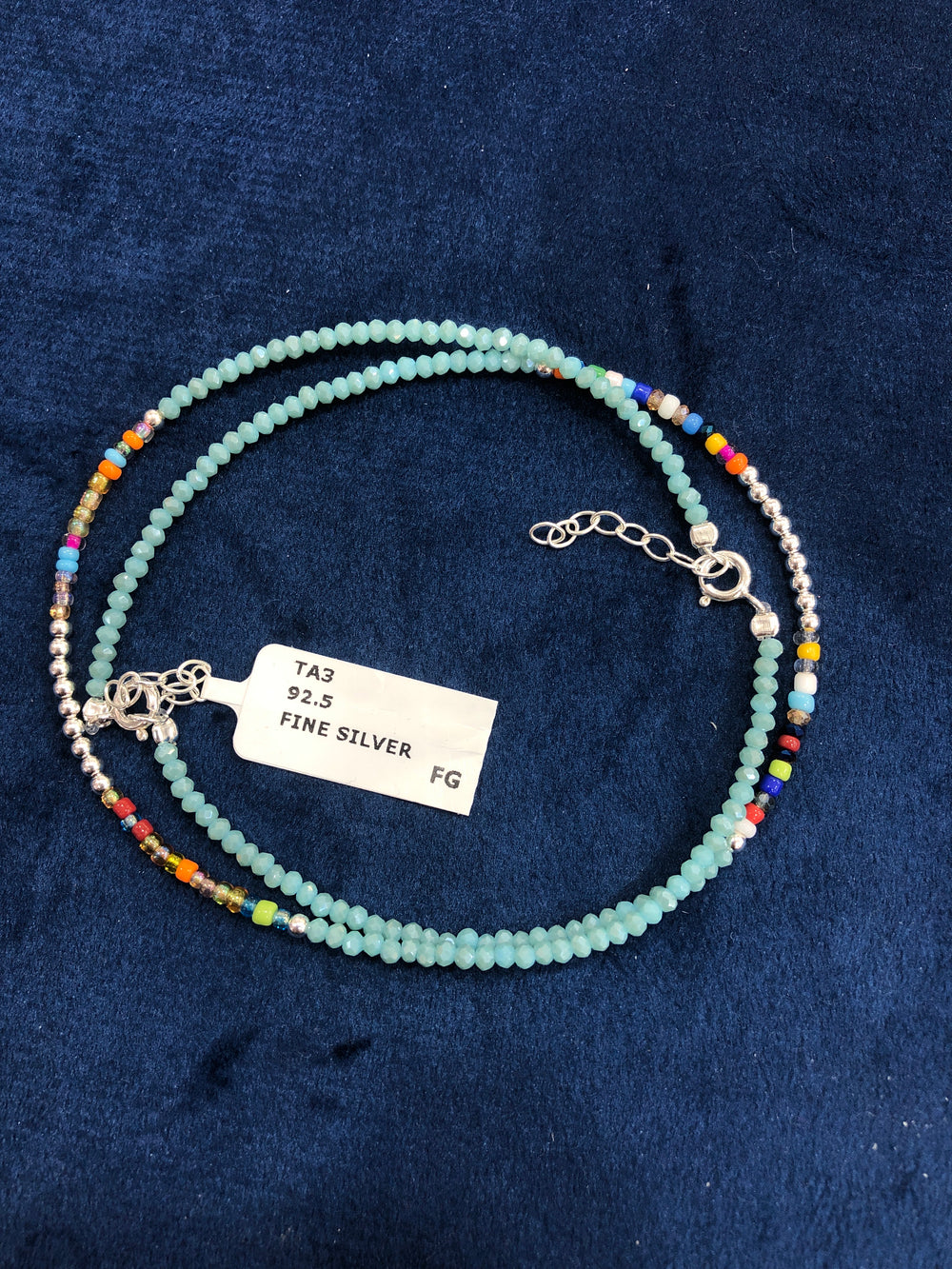 Evil Eye Anklet Double
