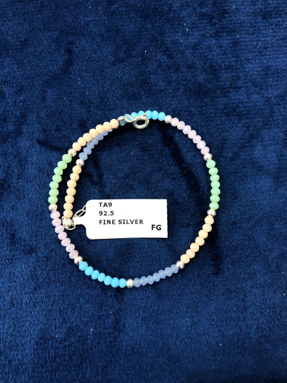 Evil Eye Anklet Double