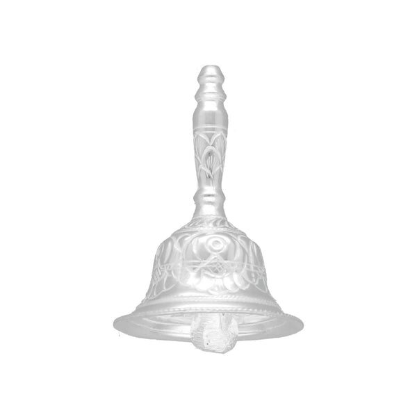Pure Silver Puja Bell – Handcrafted 999 Silver Ghanti