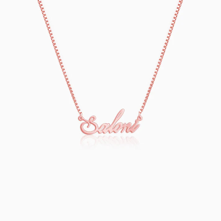 Personalised Cursive Initial Pendant Necklace