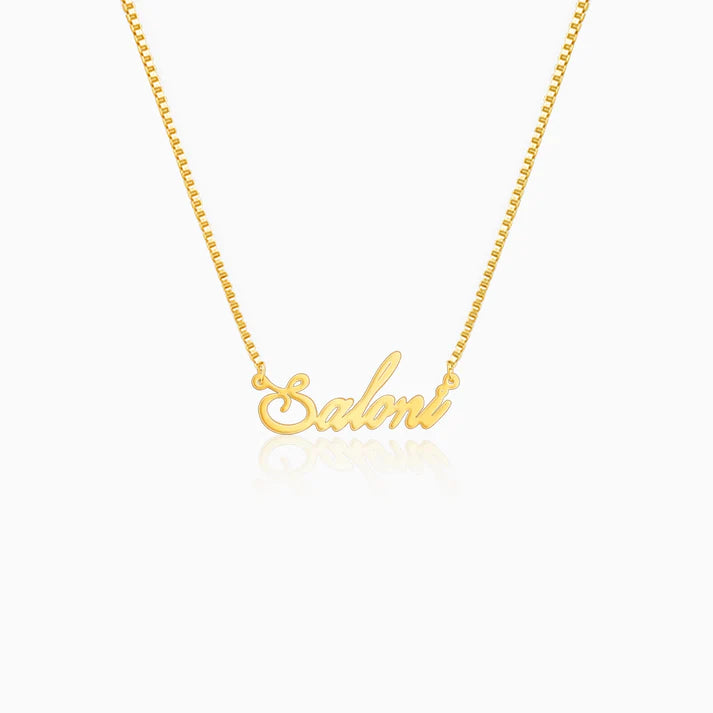 Personalised Cursive Initial Pendant Necklace