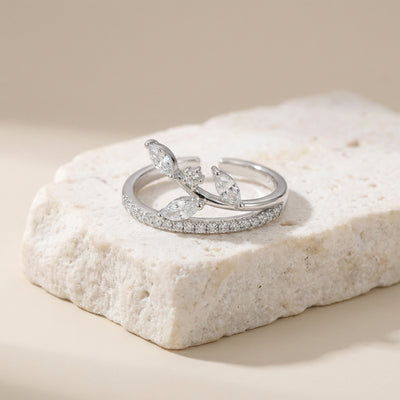 Stellar Arc Pavé Toe Rings