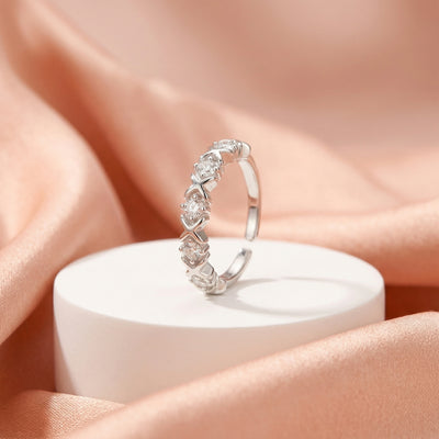 Stardust X-Link Pavé Toe Rings