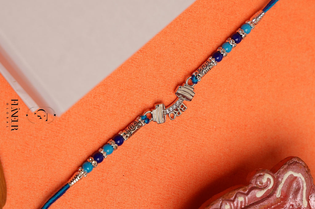 Celebrate the special bond with this elegant Rakhi