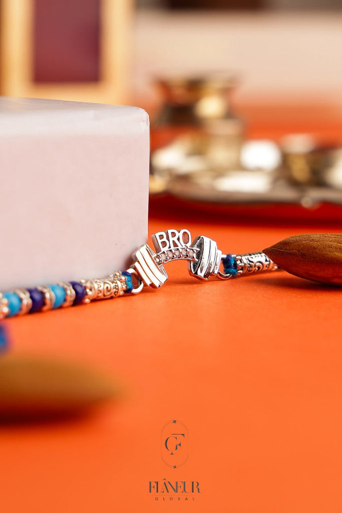 Celebrate the special bond with this elegant Rakhi