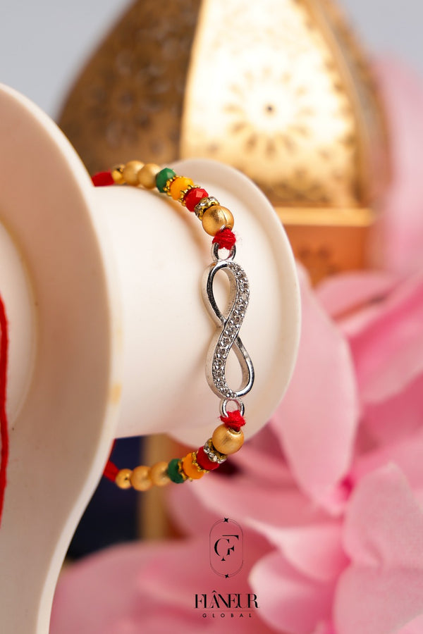 sibling love with the Infinity Rakhi