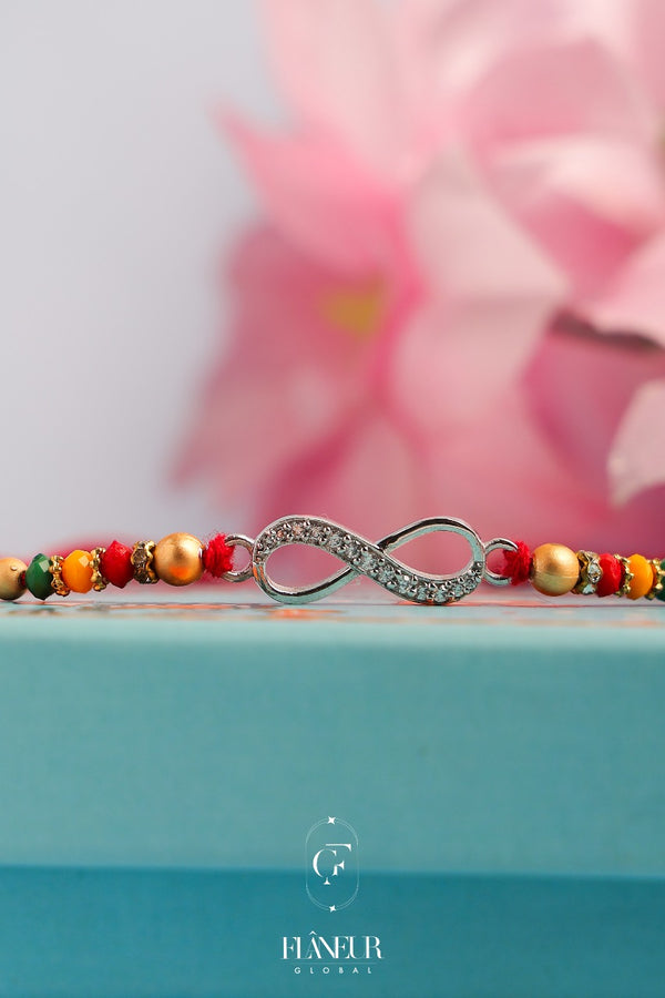 sibling love with the Infinity Rakhi