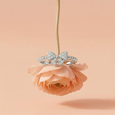 Butterfly Blossom Beaded Toe Rings